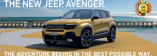 © Jeep® Avenger ist Europäisches Auto des Jahres 2023 Auto des Jahres 2023 - Der vollelektrische Jeep Avenger
